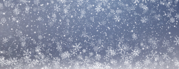 Christmas background. Powder dust light white PNG. Magic shining white dust. Fine, shiny dust particles fall off slightly. Fantastic shimmer effect.