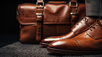 Stylish Business Attire Close-Up with Accessories