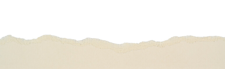 Cartón marrón claro o beige rasgado, detalle