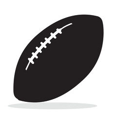 American Football Silhouette, cute American Football Vector Silhouette, Cute American Football cartoon Silhouette, Football vector Silhouette, Football icon Silhouette, American Foot