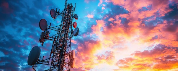 Telecom services in communication networks, focusing on service diversity, from traditional calls to high-speed internet.