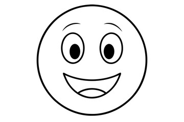 emogide feliz  silhouette vector