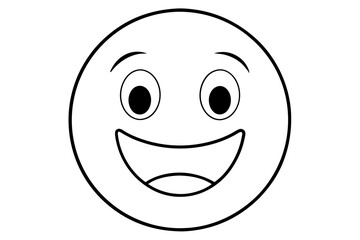 emogide feliz  silhouette vector