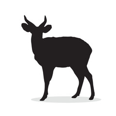 Antelope Silhouette, cute Antelope Vector Silhouette, Cute Antelope cartoon Silhouette, Antelope vector Silhouette, Antelope icon Silhouette, Antelope vector																									