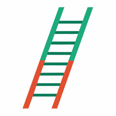 Versatile Ladder Vector Design for High Reaching - Ideal for Gutters & More, SVG Files, Cricut, Clipart