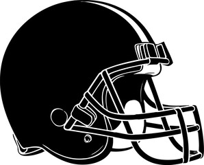 american football helmet vector