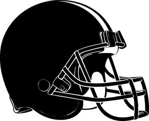 american football helmet illustration