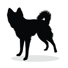 Akita Silhouette, cute Akita Vector Silhouette, Cute Akita cartoon Silhouette, Akita vector Silhouette, Akita icon Silhouette, Akita vector																									
