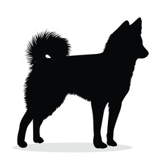 Akita Silhouette, cute Akita Vector Silhouette, Cute Akita cartoon Silhouette, Akita vector Silhouette, Akita icon Silhouette, Akita vector																									