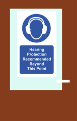 No food or drink sign on a door