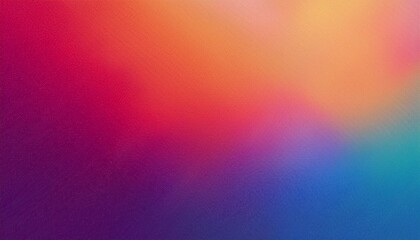 Fototapeta premium Abstract grainy gradient background in red, blue, purple and pink for summer poster.
