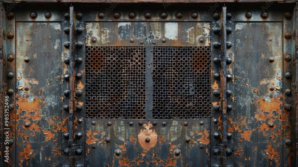 Canvas Prints rusty metal texture