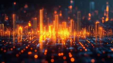 Obraz premium Analyzing Revenue Trends and Investment Strategies for Sustainable Business Growth