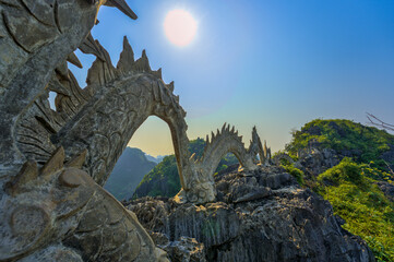Fototapeta premium Beautiful Scenery at Hang Mua Viewpoint, Ninh Binh, Vietnam