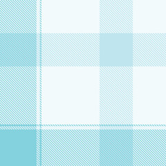 Blue tartan plaid fabric seamless pattern of check background tartan with a textile fabric plaid texture. Tartan Scotland seamless plaid pattern vector. Retro background fabric.