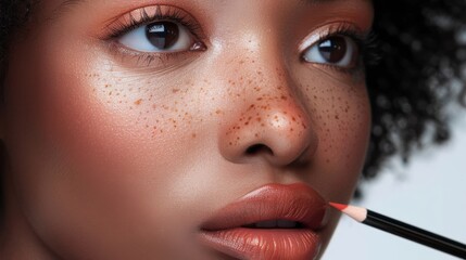 Beauty and Cosmetics Mockup Collection Featuring Diverse Models and Lipsticks