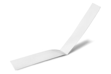Testing paper strip isolated