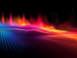 abstract background with glowing lines