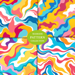 colorful marble textured Seamless Pattern Background