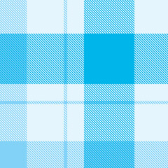 Blue tartan plaid fabric seamless pattern of check background tartan with a textile fabric plaid texture. Tartan Scotland seamless plaid pattern vector. Retro background fabric.
