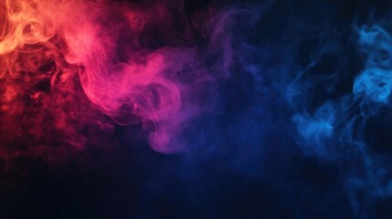 Obraz premium Abstract smoke texture on dark backdrop