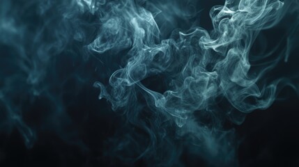 Obraz premium Abstract smoke texture in dark background