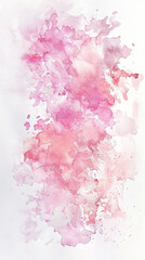watercolor background with pink watercolor