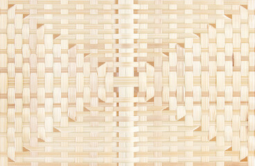 Weave pattern of bamboo background