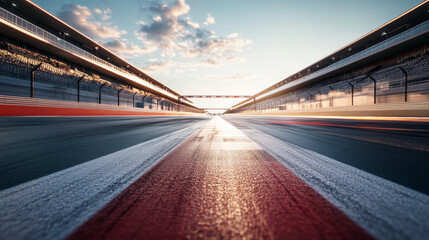 Obraz premium F1 track, no one