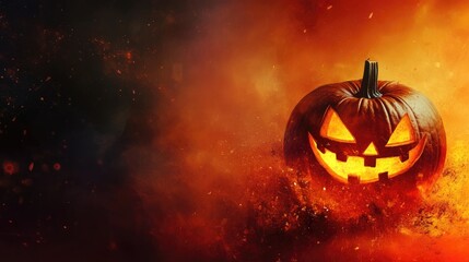Halloween pumpkin background