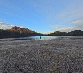Green Lake Hut at in Fiordland National Park
