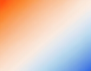 Gradient background with a smooth transition from orange to blue