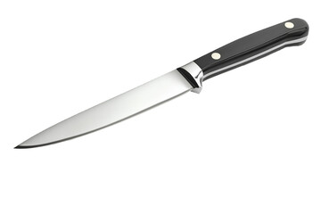 knife with black handle transparent background