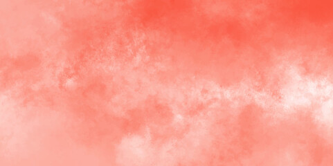 Fototapeta premium red color dust particles explosion cloud on white background minimal design and artistic watercolor splashes background. Wallpaper Created Using Artificial Intelligence 