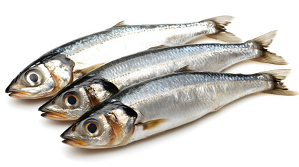 Obraz premium Herring fish isolated on white background 