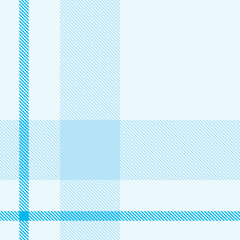 Blue tartan plaid fabric seamless pattern of check background tartan with a textile fabric plaid texture. Tartan Scotland seamless plaid pattern vector. Retro background fabric.