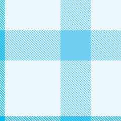 Blue tartan plaid fabric seamless pattern of check background tartan with a textile fabric plaid texture. Tartan Scotland seamless plaid pattern vector. Retro background fabric.