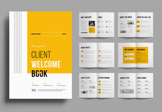 Client Welcome Book Template