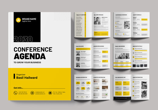 Conference Agenda Design Template