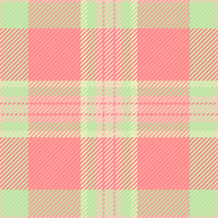 Trim pattern fabric texture, wallpaper plaid tartan check. Goose vector textile seamless background in red and light colors.