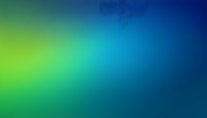 Obraz premium Vibrant grunge grainy background green and blue noise texture color gradient