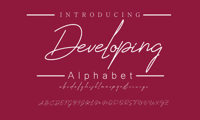 Charming Signature Font for Personalized Invitations