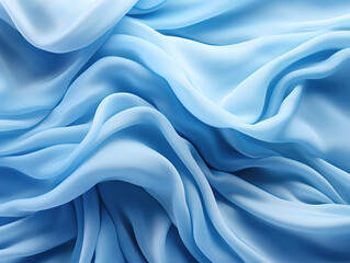 Obraz premium Attractive Blue silk fabric satin background