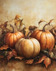 autumn pumpkins for seasonal decor