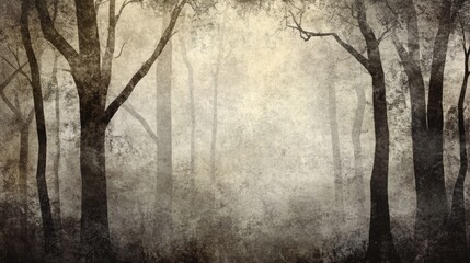 grunge dark forest background for halloween theme