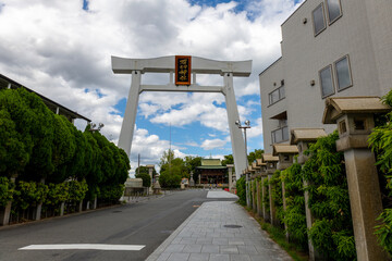 石切劔箭神社二之鳥居（2024年9月撮影）