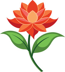 A beautiful flower art work