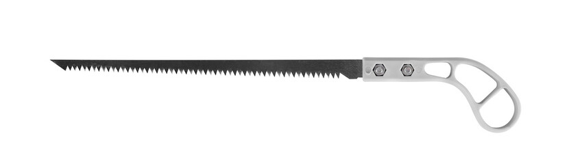Tools Building and repair - Front view Hand Saw Isolated