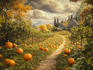 Autumn Pumpkin Farm
