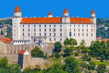 A view of Bratislava Castle, Slovakia